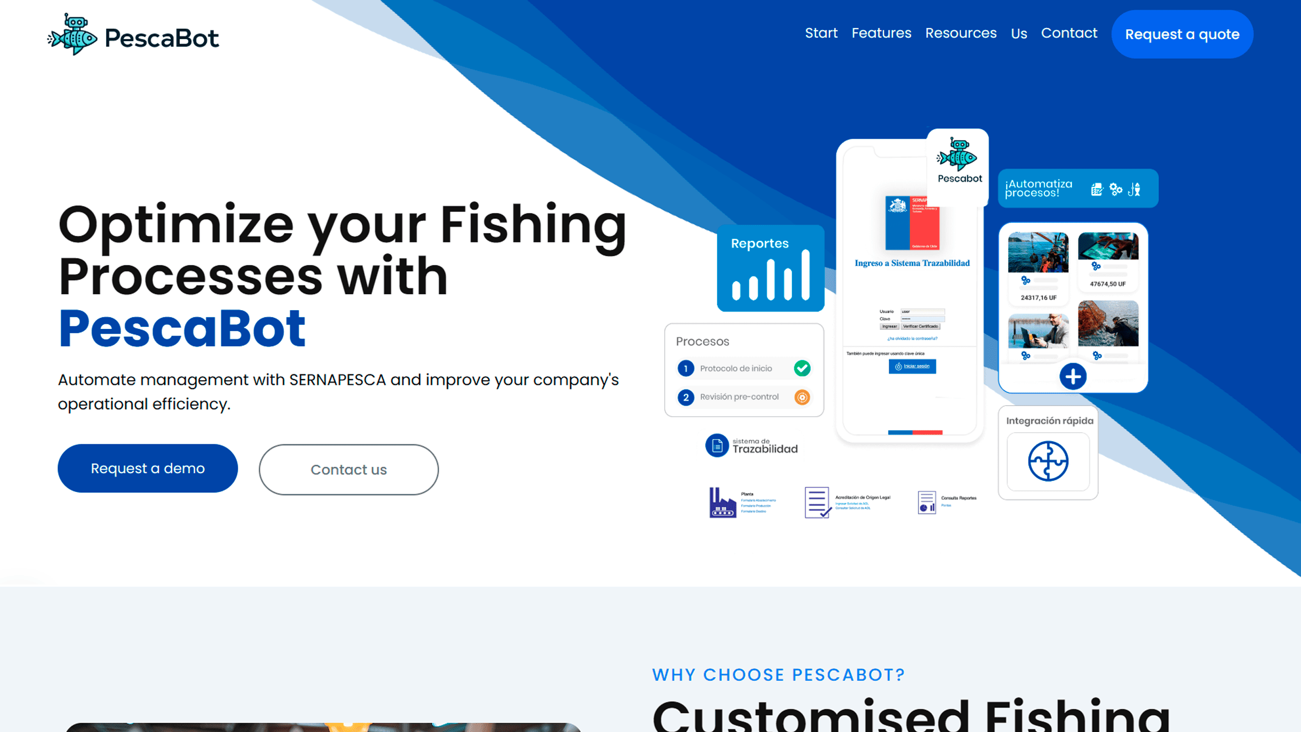 Pescabot Website